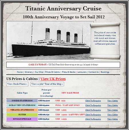 titanic-minneskryssning