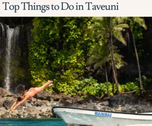Fiji – Taveuni – Prisvärd Ekoturism
